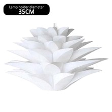 DIY colgante lámpara Puzzle DIY lámpara tonos Kit de Bar casa café flor de loto bricolaje rompecabezas de Kit de Tulipa