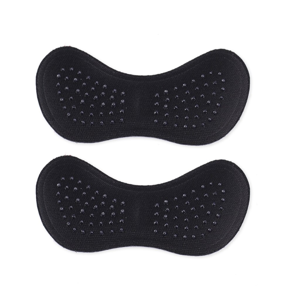 Autocollants de talons en éponge 4D, tampons doux demi-taille, antidérapants, chaussures à talons hauts de taille réduite, 2 paires: 02 / 7mm