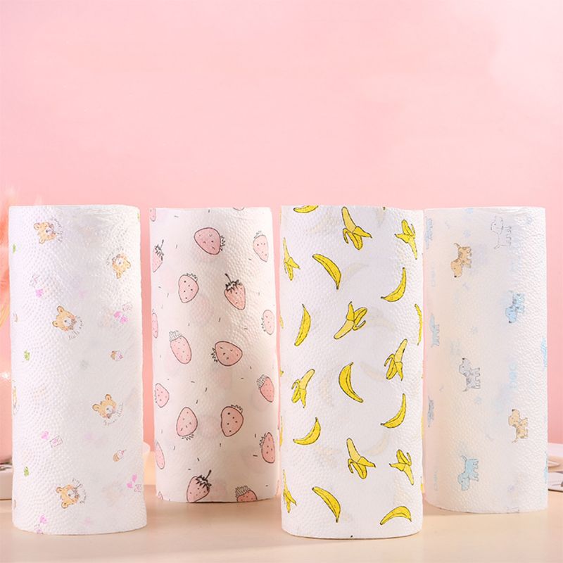 1 Rolls Toilet Paper No Fluorescent Agent Soft Stronge 3-Ply Sheets Bath Tissue Beautiful and Romantic Printing