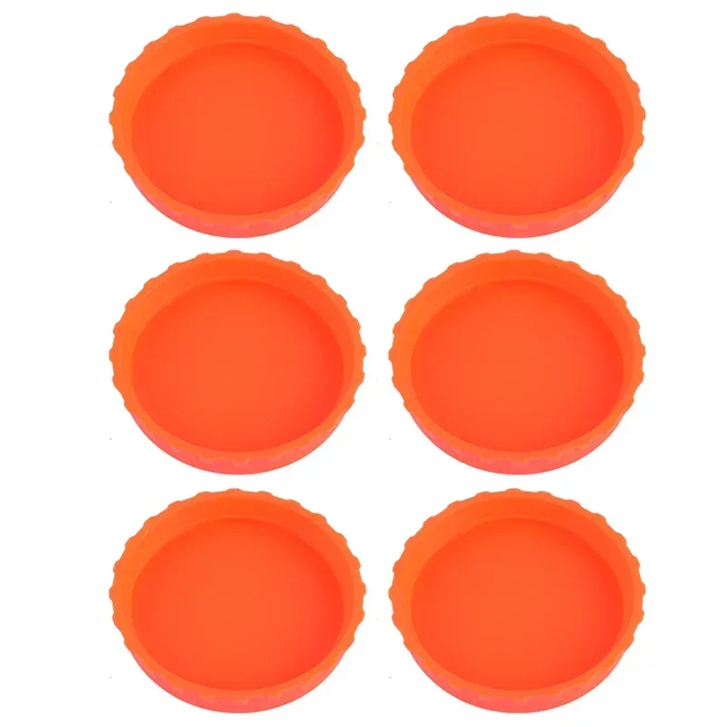 1/3/6 stücke Standard Getränke Können Abdeckungen Auslaufsicher Verschluss Kappe Rotwein Weiche Kappe Verschluss Kappe Getränke Können Deckel Limonade Deckel Protektoren: Silber