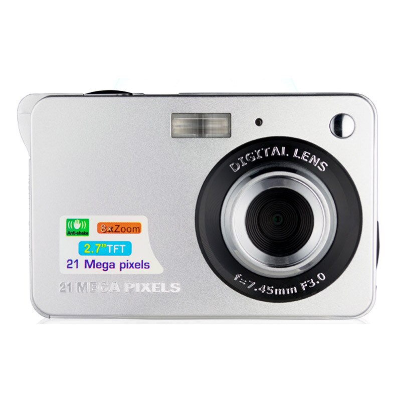 2.7 Inch Ultra-thin 21MP HD Digital Camera Students Digital Cameras Birthday for Kids Friends KQS8