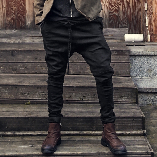 Mannen Harembroek laag Kruis Broek Toevallige Verzakking broek hiphop mannen Broek Mannen Joggers broek opknoping kruis