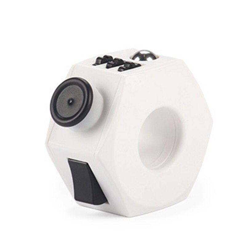 Anti-anxiety Relief Ring Plastic Magic Ring Ring Toy Pressure Q6PD: black