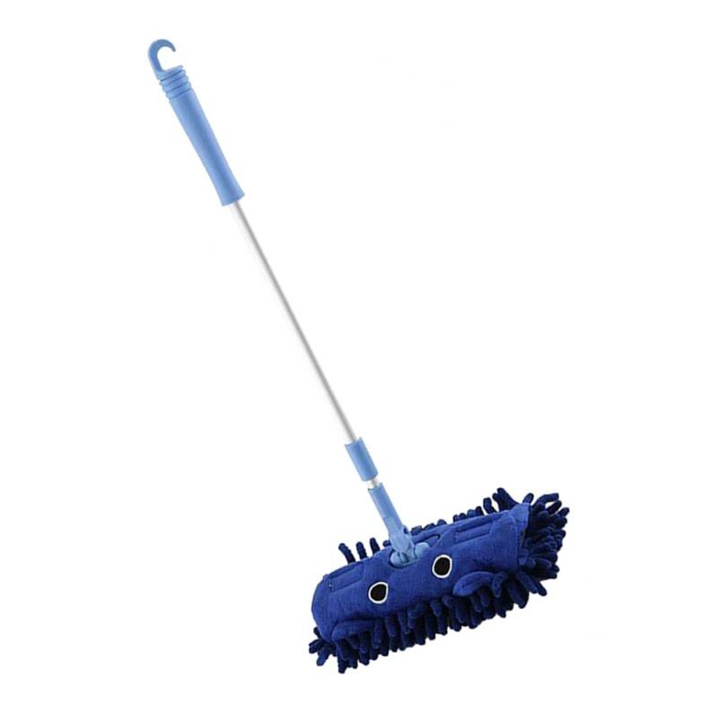 Schoon Vegen Mop Mini Microfiber Chenille Platte Dweil Voor Kids Kinderen Rollenspel Speelgoed, Afneembare, 360 Graden Rotatie
