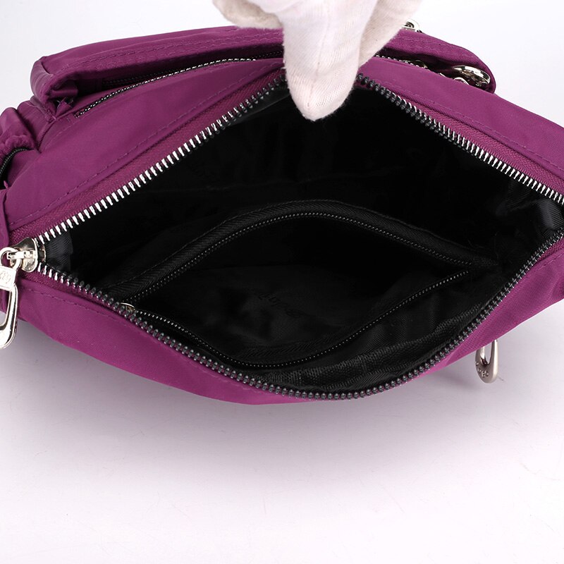 Delle Donne di modo del Messaggero Del Sacchetto di Nylon Impermeabile Borse a Spalla Femminile di Viaggio Tote di Crossbody Bag per le Ragazze Della Borsa e borse
