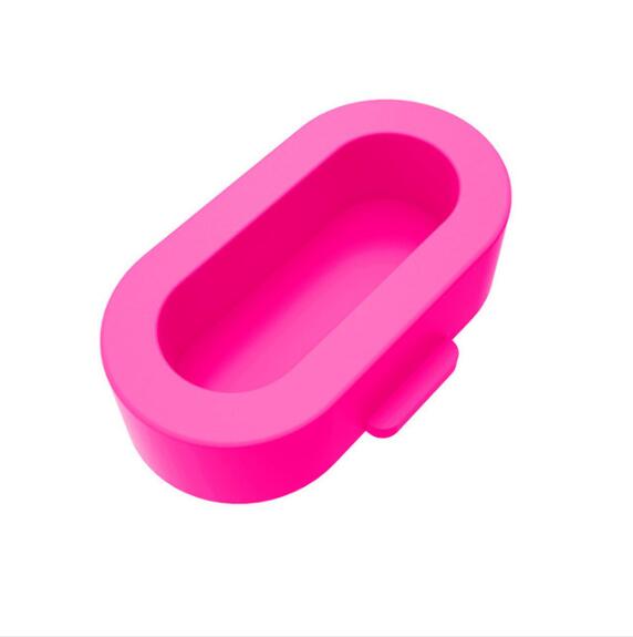 Carregador de proteção plug capa capa protetor caso para garmin fenix 5/5S/5x plus 6/6 s/6x pro venu vivoactive 4S/4/3 945 935 245 45: Pink