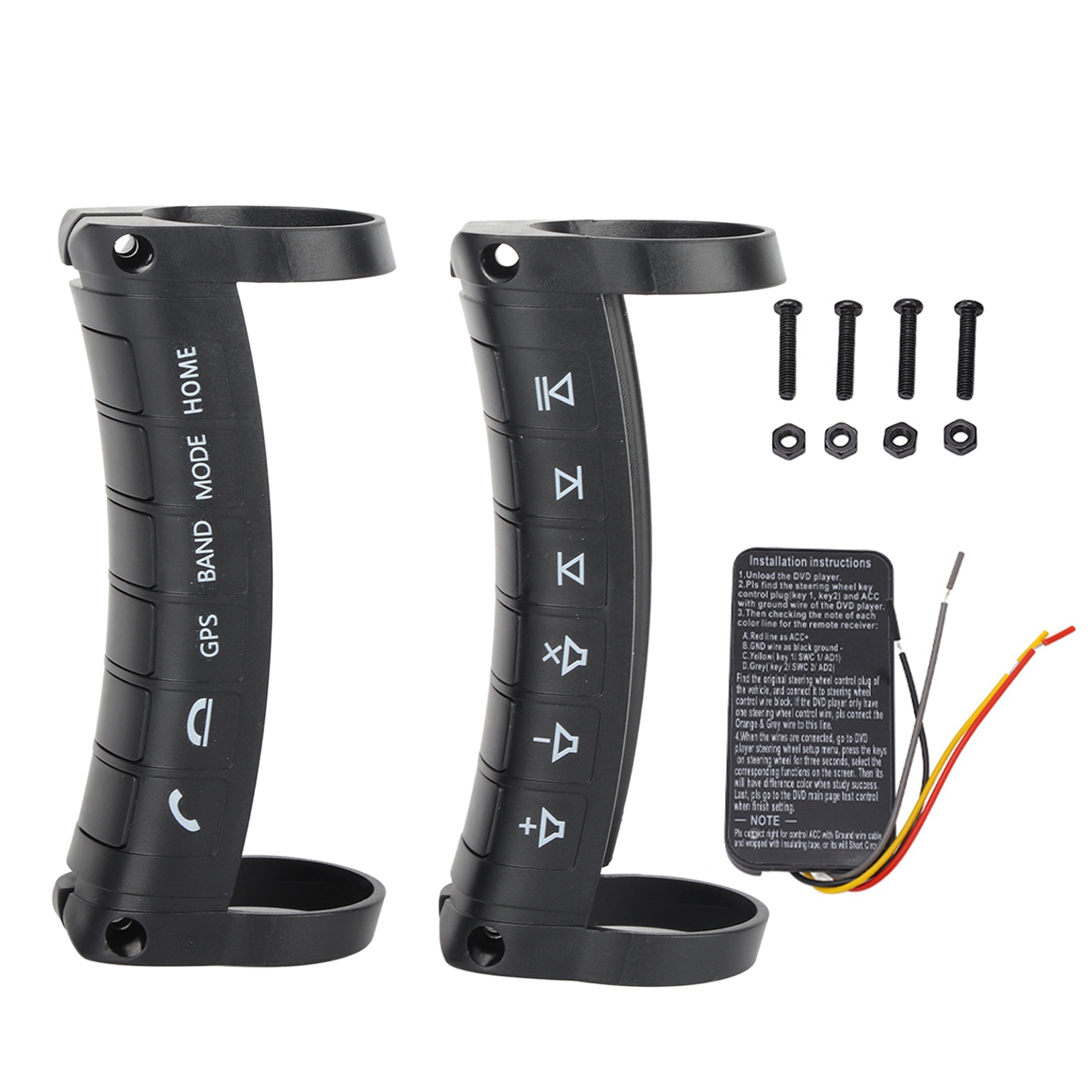 Telecomando universale per volante per auto Controller per pulsanti di navigazione DVD Wireless