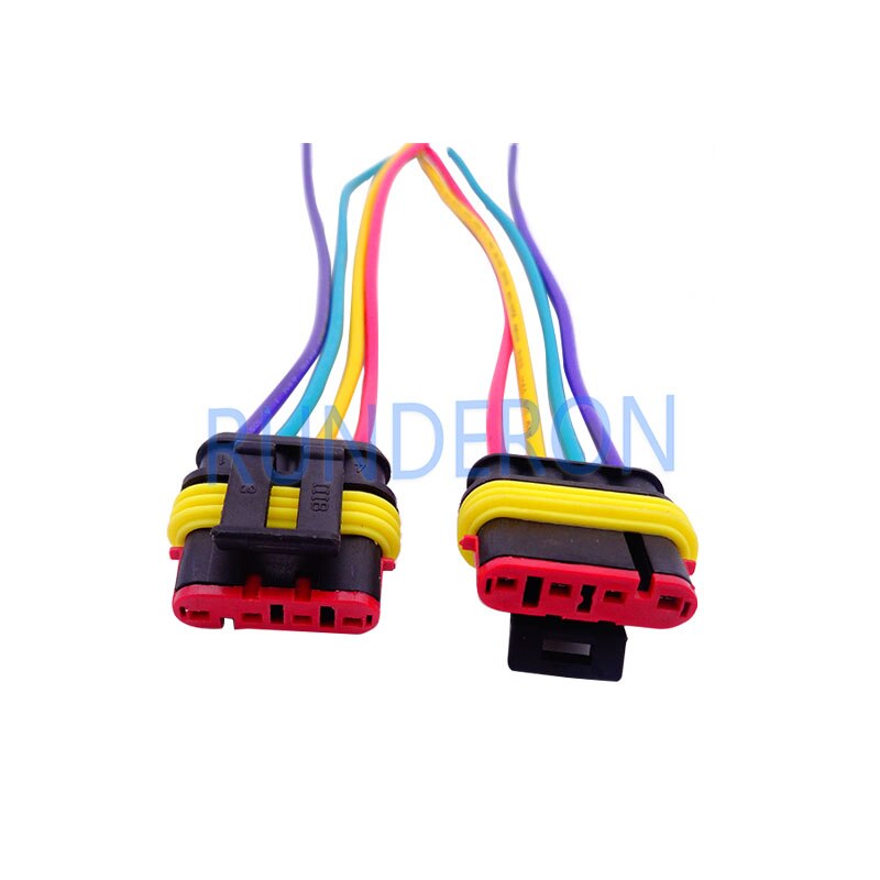 Auto Parts 4 Pin Wire Harness Connector Plug for-Bosch Urea Pump Temperature Sensor Socket