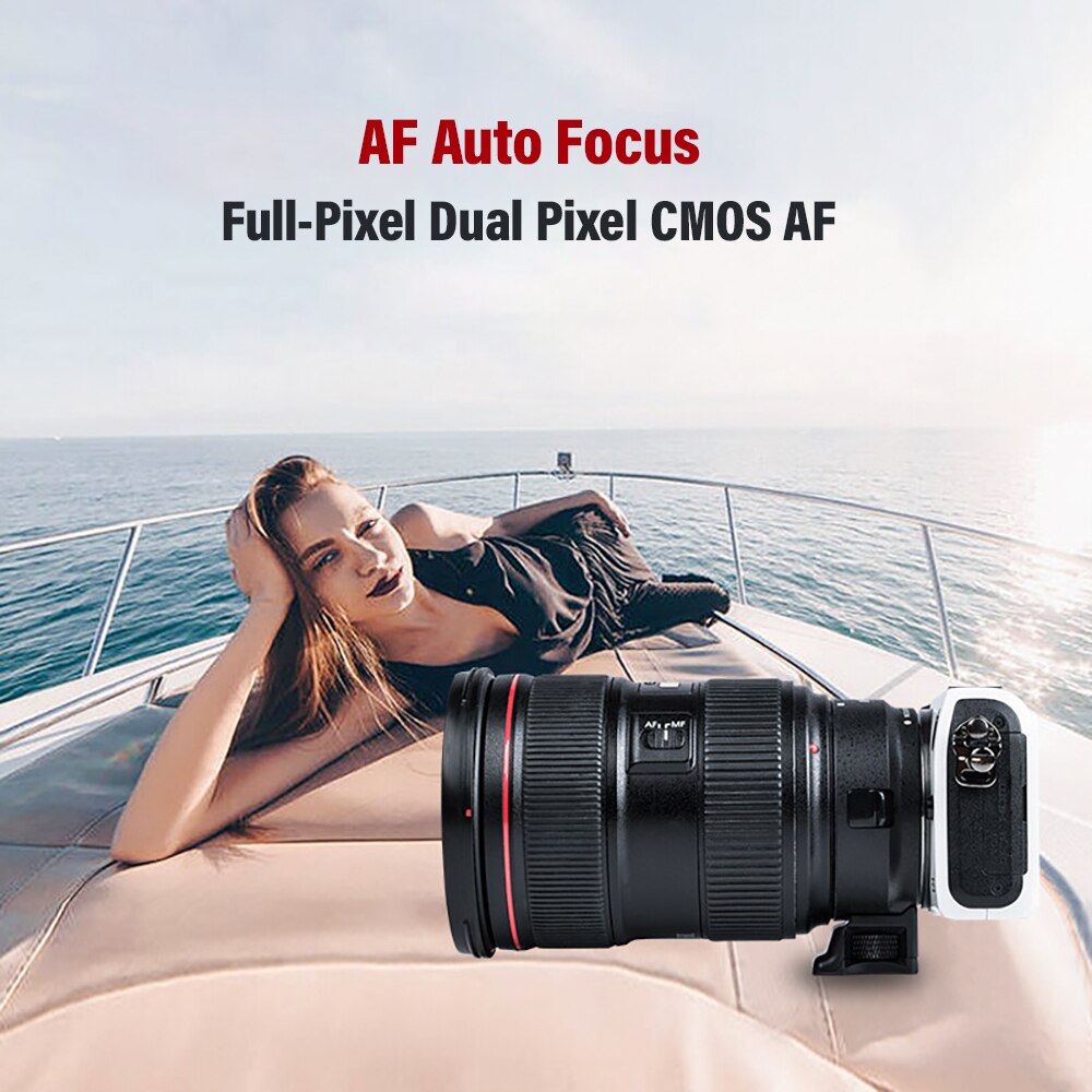 Viltrox EF-EOSM – bague d&#39;adaptation d&#39;objectif à mise au point automatique, pour Canon EOS EF EF-S à EOS M EF-M, appareil photo M2 M3 M5 M6 M10 M50 M100