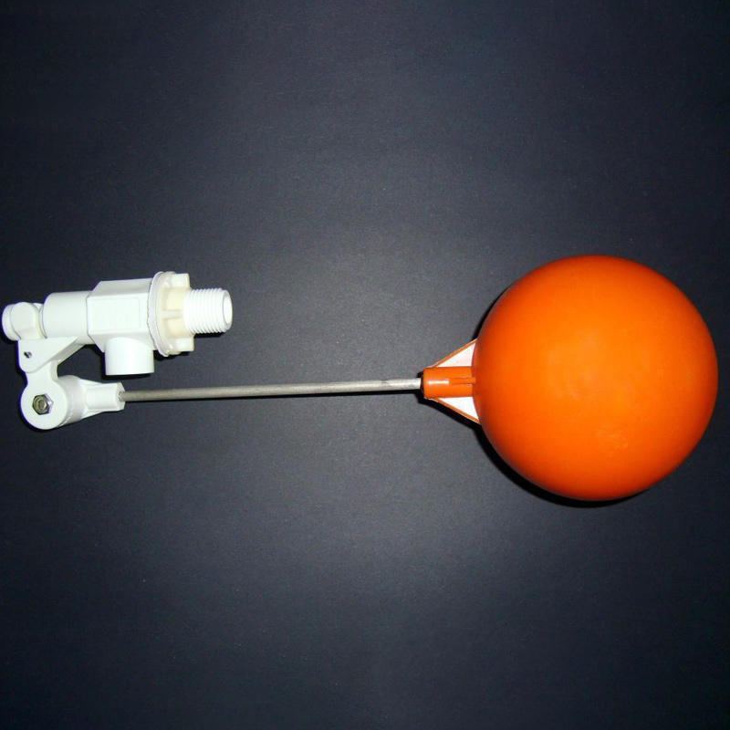 Vertical and horizontal Dual Float Valve Cold and Water Tank Floating Ball Valve Stem Flow Control Cistern 1 Pcs