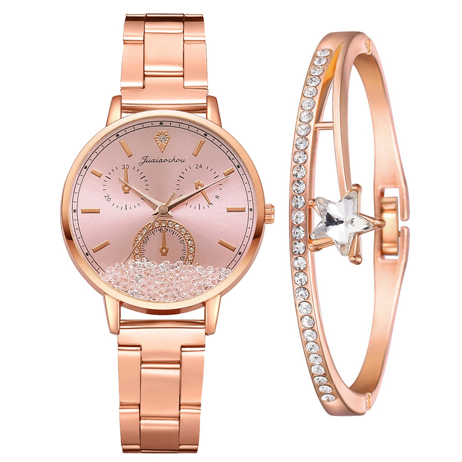 Frauen Uhr Luxus Rose Gold Uhren Damen lässig Uhr Mit Armbinde Schmuck Beste Serie Von Direkte Verkauf