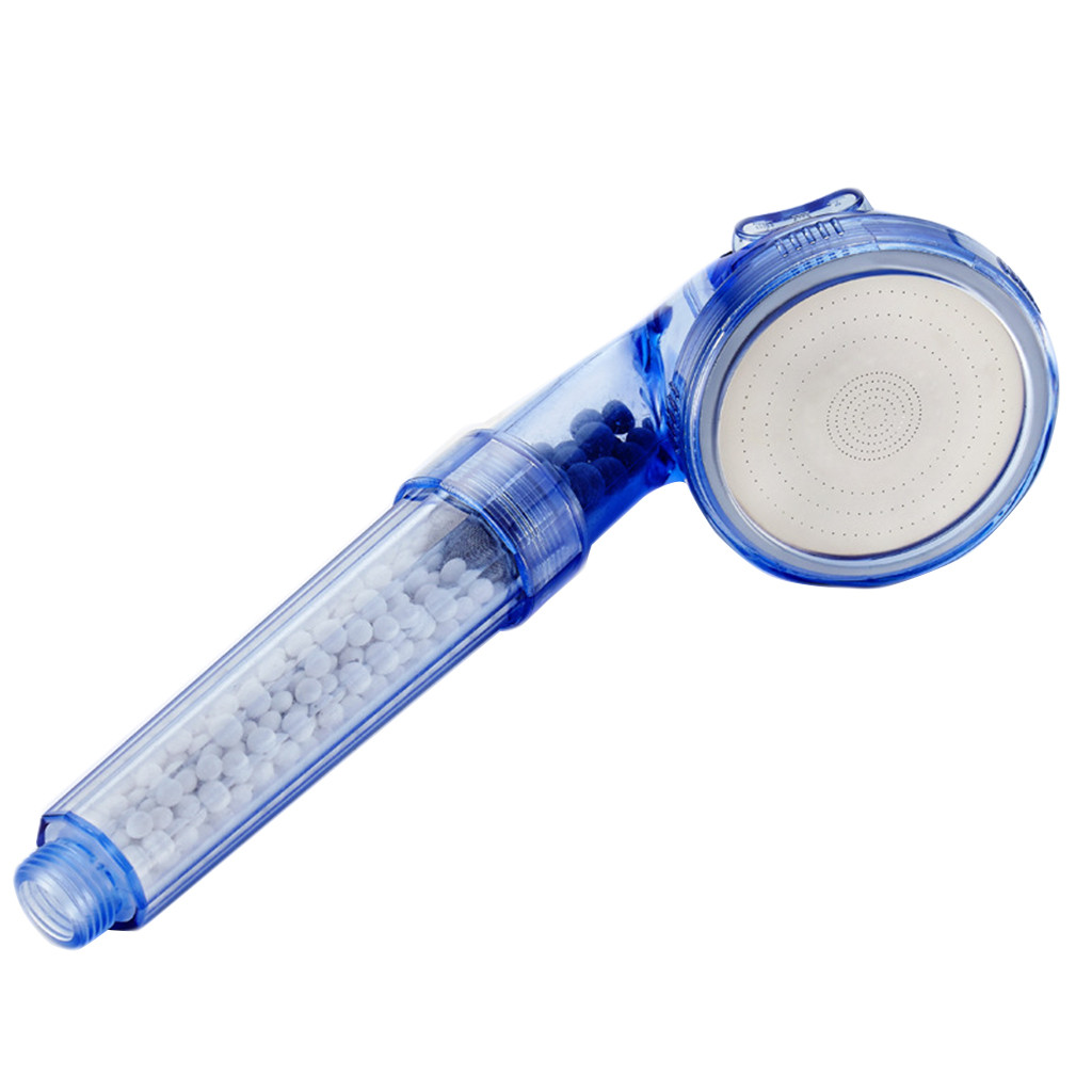Shower Head High Pressure Negative Ionic Filtration Shower Head Three Mode Shower Head Water Saving Bath Shower: Default Title