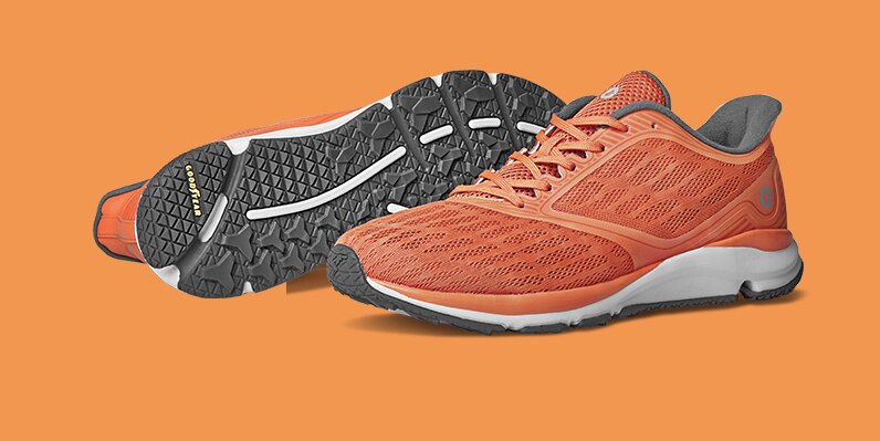 Zapatilla inteligente ligera de Xiaomi Amazfit antílope zapatos deportivos al aire libre soporte de goma Goodyear Chip inteligente mejor que Xiaomi Mijia 2: Men Orange 42