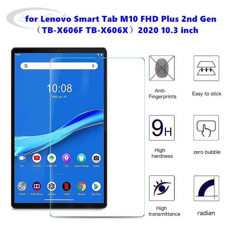 9H Gehard Glas Voor Lenovo Tab M10 Plus 10.3 Inch Tablet Screen Bescherming Voor M10 Fhd Plus 2nd Gen TB-X606F TB-X606X