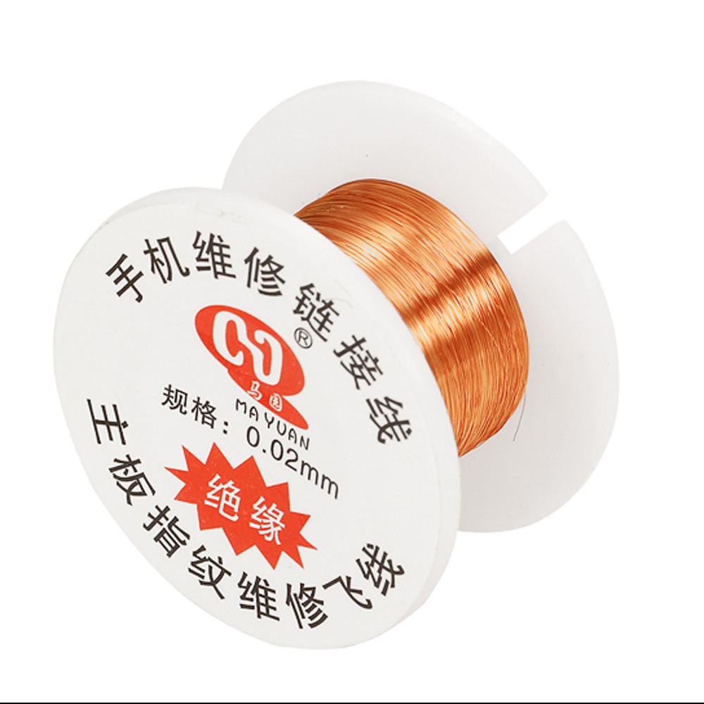 40 meter 0,02mm PCB Link Draht Kupfer Löten Draht Wartung Jump Linie für Handy Computer PCB Schweißen Reparatur werkzeuge