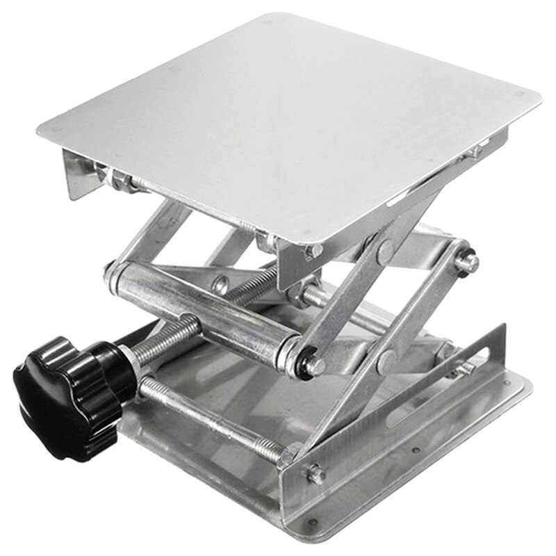 Plate-forme de levage manuelle en acier inoxydable, plateforme de levage manuelle, 100x100mm