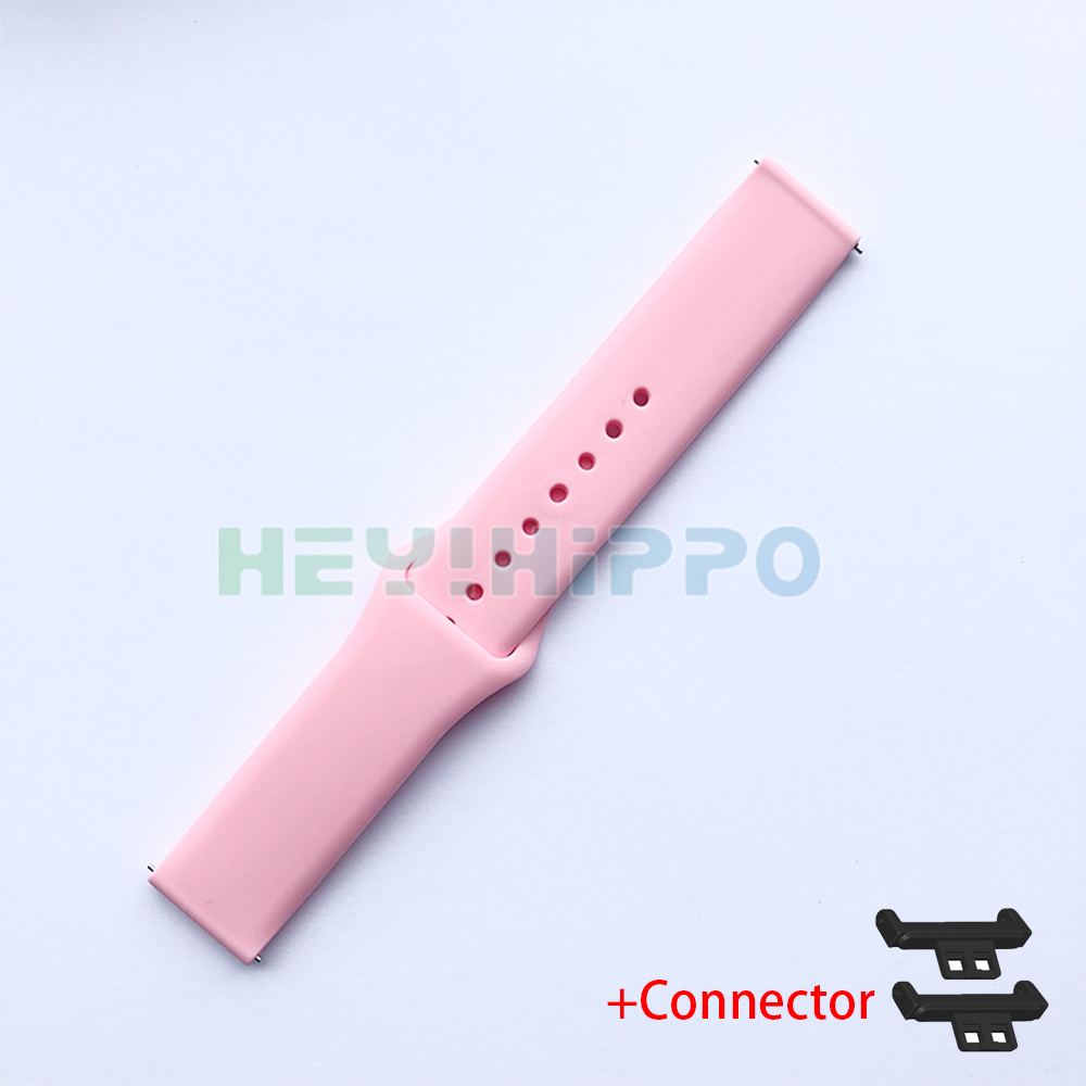 Correa de silicona para Huawei watch FIT, banda deportiva suave para huawei fit, accesorios de repuesto para pulsera: Rosa