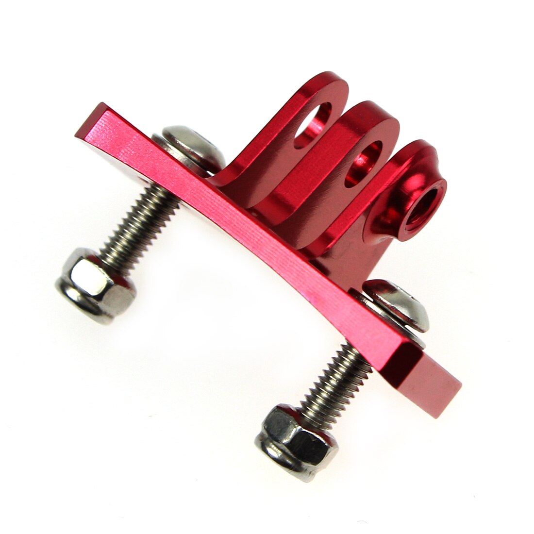 Adaptador de montaje fijo para casco de paracaidismo CNC, montaje para cámaras de acción GOPRO Hero 9, 8, 7, 6, 5, 4, 3 yi, SJ4000, SJ5000, SJ6000, SJcam: red