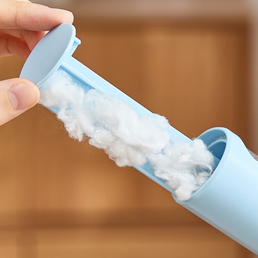 Reusable Pet Hair Remover Brush Lint Roller Self Cleaning Cat Dog Fur Hair Dust Removal Brush for Clothes Portable Effective