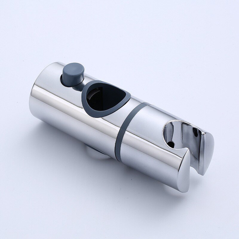 Dusche Kopf Halter Schwarz ABS Ersatz Bad Duschschienenkopf-slider Halter Verstellbare Halterung Rack Bar 24 Mm Material: chrome