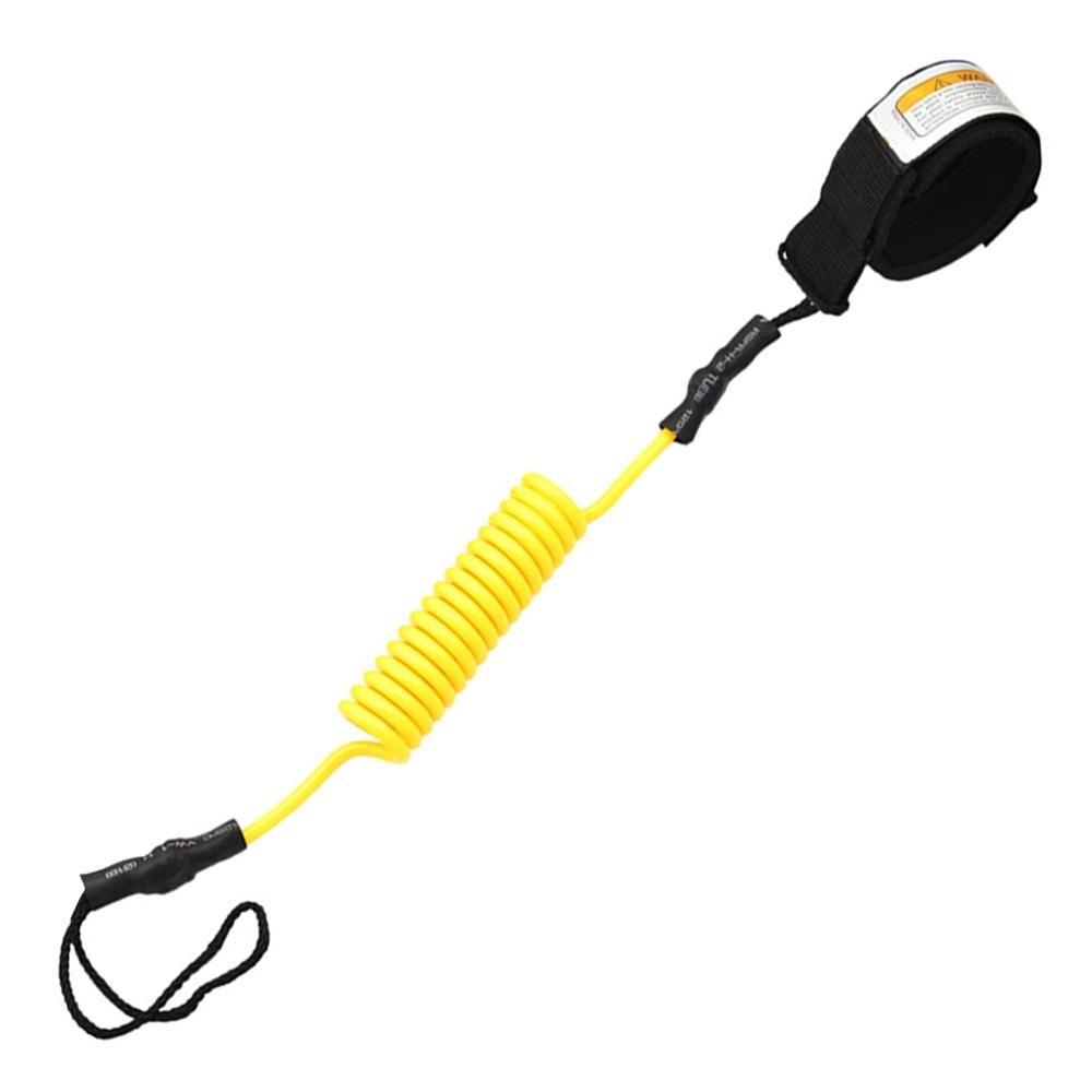 Surfen Veiligheid Hand Touw Boot Veiligheid Peddel Stand Up Paddle Surfen Leash Veiligheid Tpu Hand Touw Voor Surfplank Accessoires: YELLOW