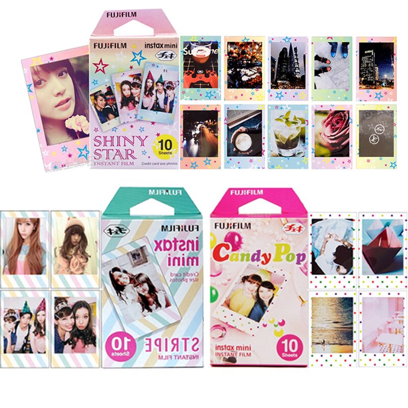 10 blätter Fuji Fujifilm instax Mini 11 9 filme weißen Rand 3 Zoll farbe Film für sofortig Kamera Mini 8 9 11 7s 25 Foto papier: setzt3