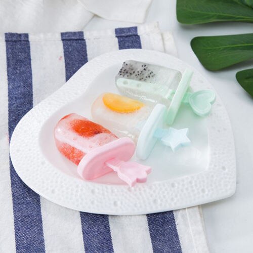 Kitchen DIY Pop Mold Top Frozen Ice Cream Mould Popsicle Maker Mould Tray Pan