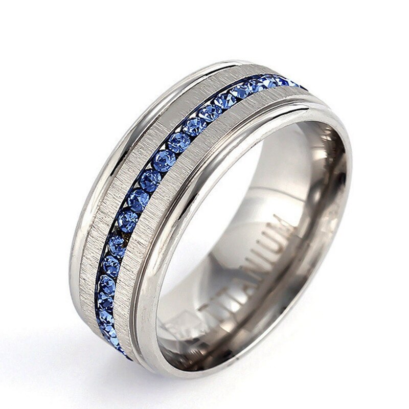 Anillo de carburo de tungsteno para hombre y mujer, 100% clásica, 8MM, alianzas de boda, anillos de tungsteno, nunca se oxida