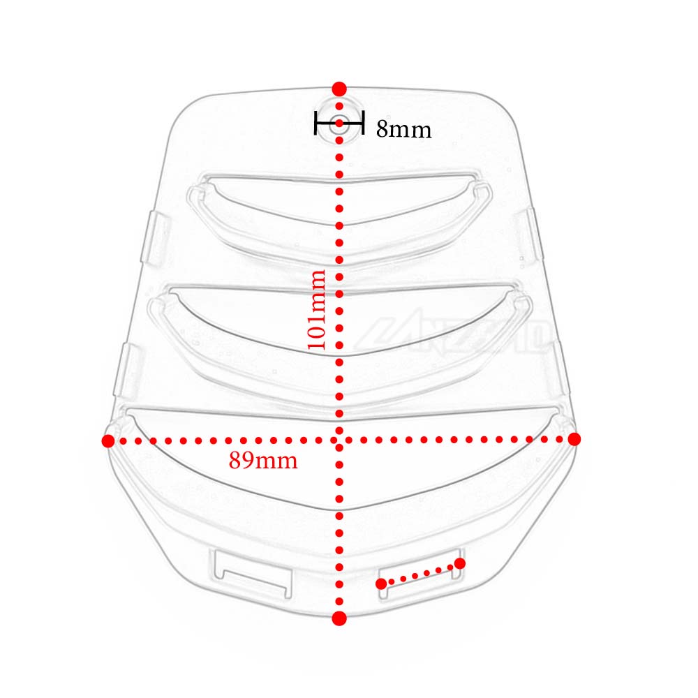 Couvercle de klaxon de moto, incrustation de cravate, protecteur de gril, décoration, accessoires ABS pour Vespa Sprint 125 150 2024
