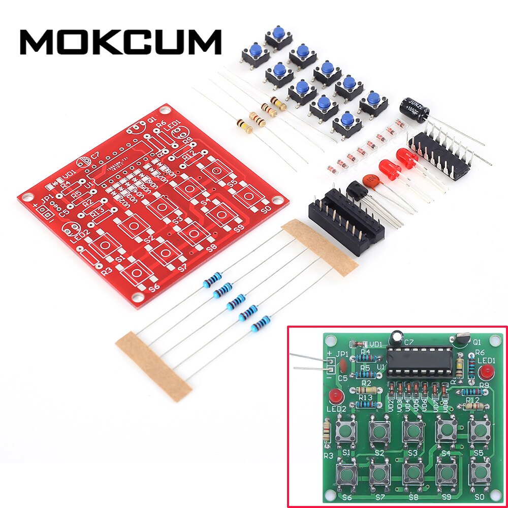 DC 5V Electric Code Lock Suite For DIY Kit Electric Teaching Experiment