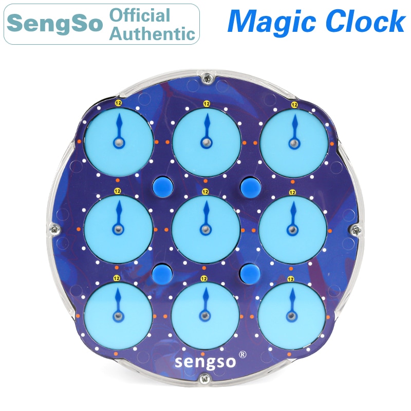 ShengShou Magia Orologio Magnetico Orologio Professionale di Velocità Di trasporto puzzle tortuoso Rompicapo Antistress Giocattoli Educativi per I Bambini