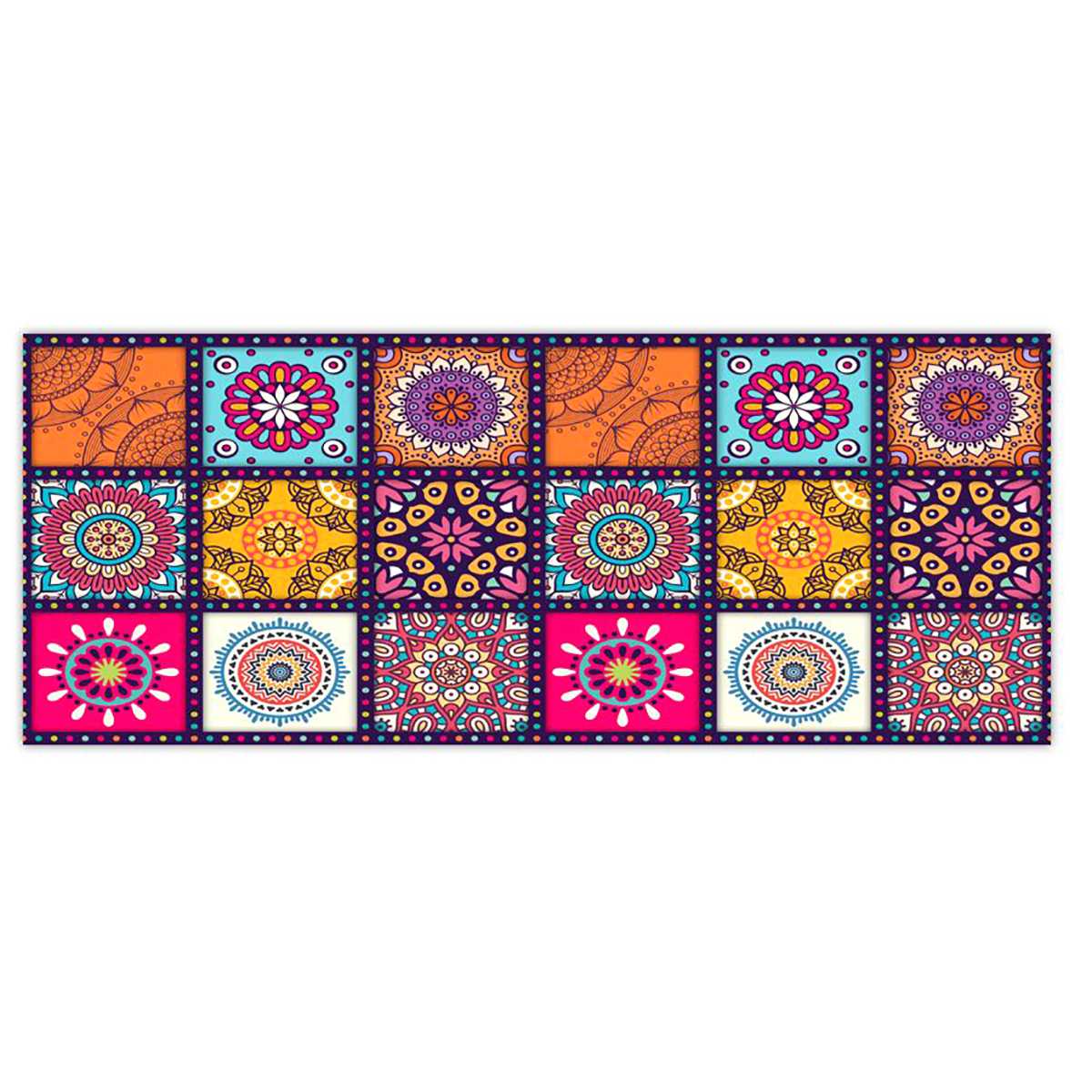 Antislip Bohemian Style Bloemen Patroon Tapijt Vloermat Woonkamer Balkon Badkamer Keuken Slaapkamer Tapijt