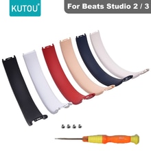KUTOU Bandeau Tampon Compatible Pour Beats Studio 3 Coussinet D&#39;arceau Studio 2 Remplacement Bandeau Supérieur Pad Pour Studio3 Casque