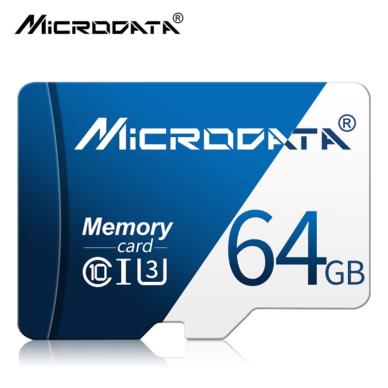 Micro Sd Card High Speed Geheugenkaart 64Gb 128Gb Micro Tf-kaart Neutrale Memory Disk 32gb 16Gb 8Gb 4Gb Met Adapter: 64GB