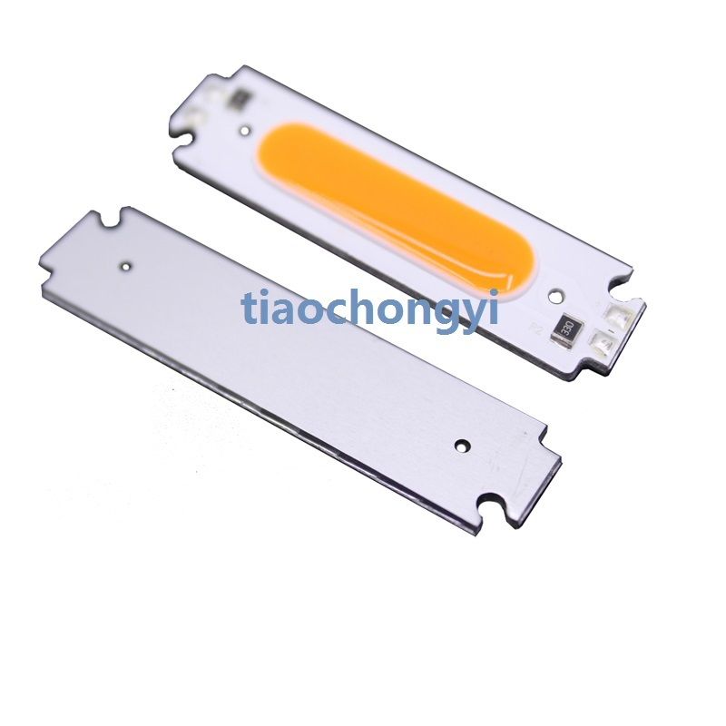 10 stk 2w 12v hvid rød grøn blå cob high power led stripe led lysdiode