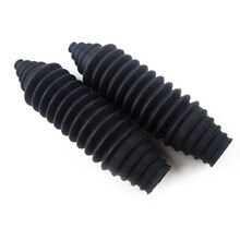 Piñón de arranque de polaina de 23x6cm, dirección + Cable, juego de corbatas, Ilicone negro