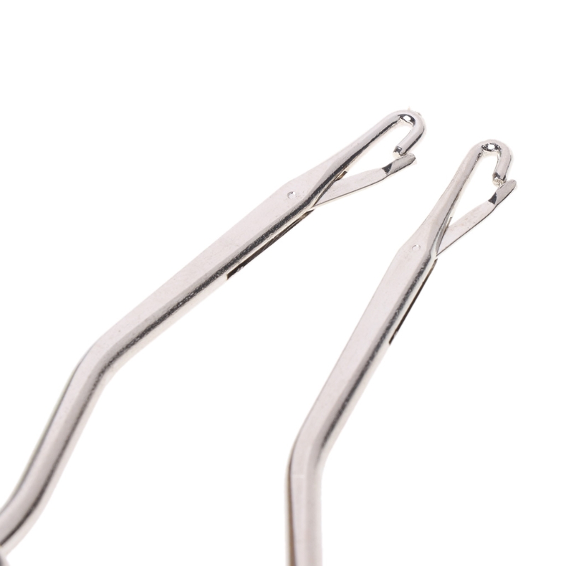 2pcs Crochet Hook Wood Handle Carpet Repair Latch Needle Knitting Hand Craft