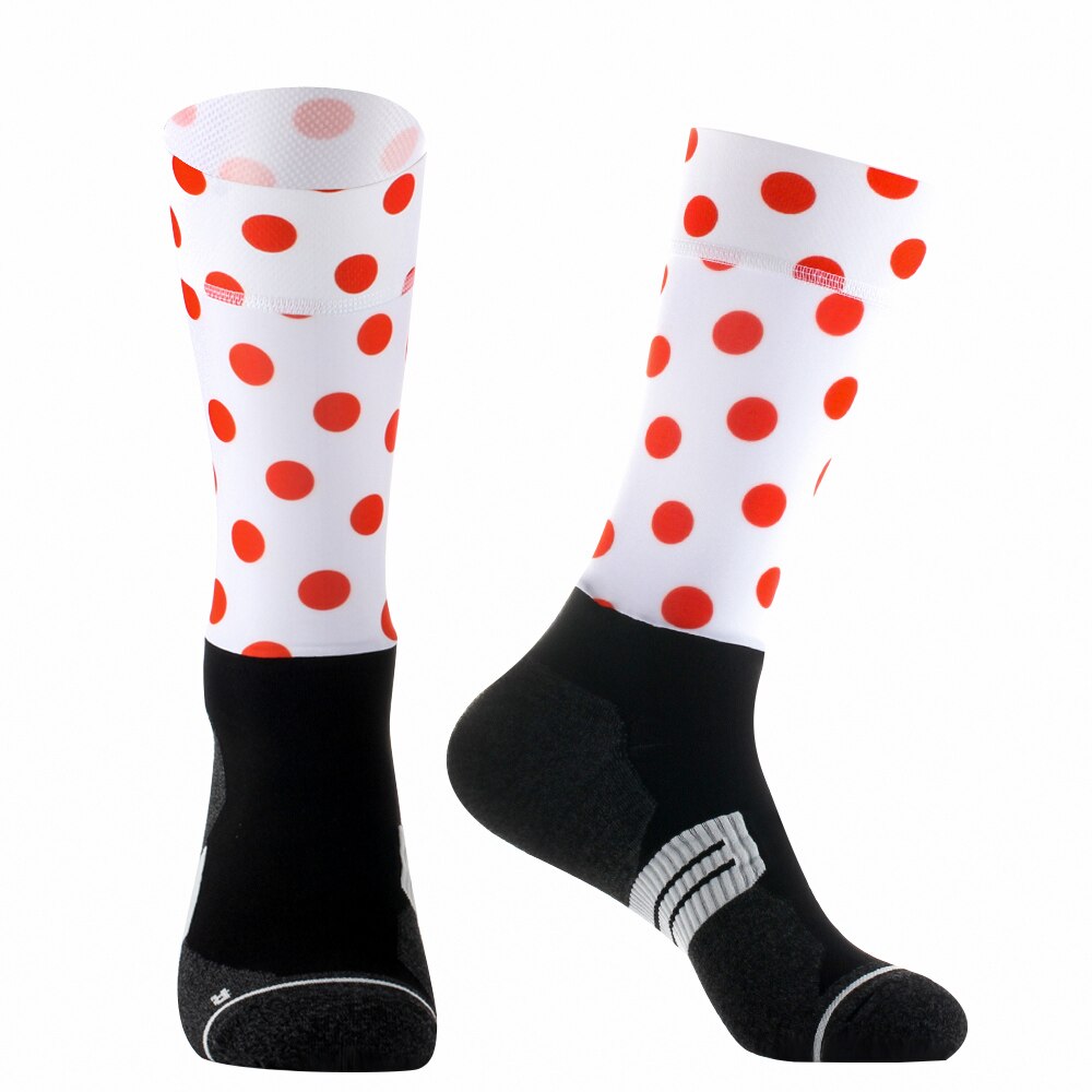 Calcetines antideslizantes de compresión para hombre, medias Aero de equipo para bicicleta de carretera, deportes al aire libre, sin costuras,: 04