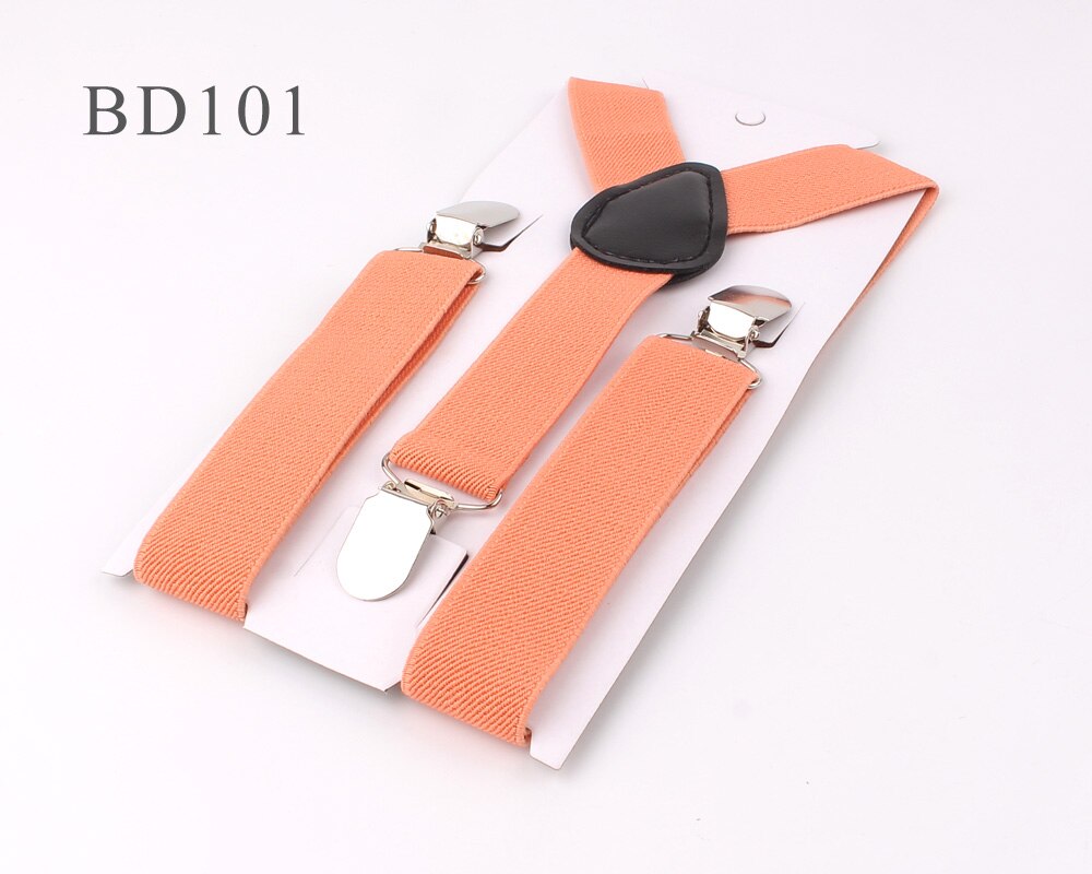 Kids Suspenders Solid Adjustable Elastic Suspender Candy Color Children Braces Wedding Accessories Girls Boys Straps: BD101