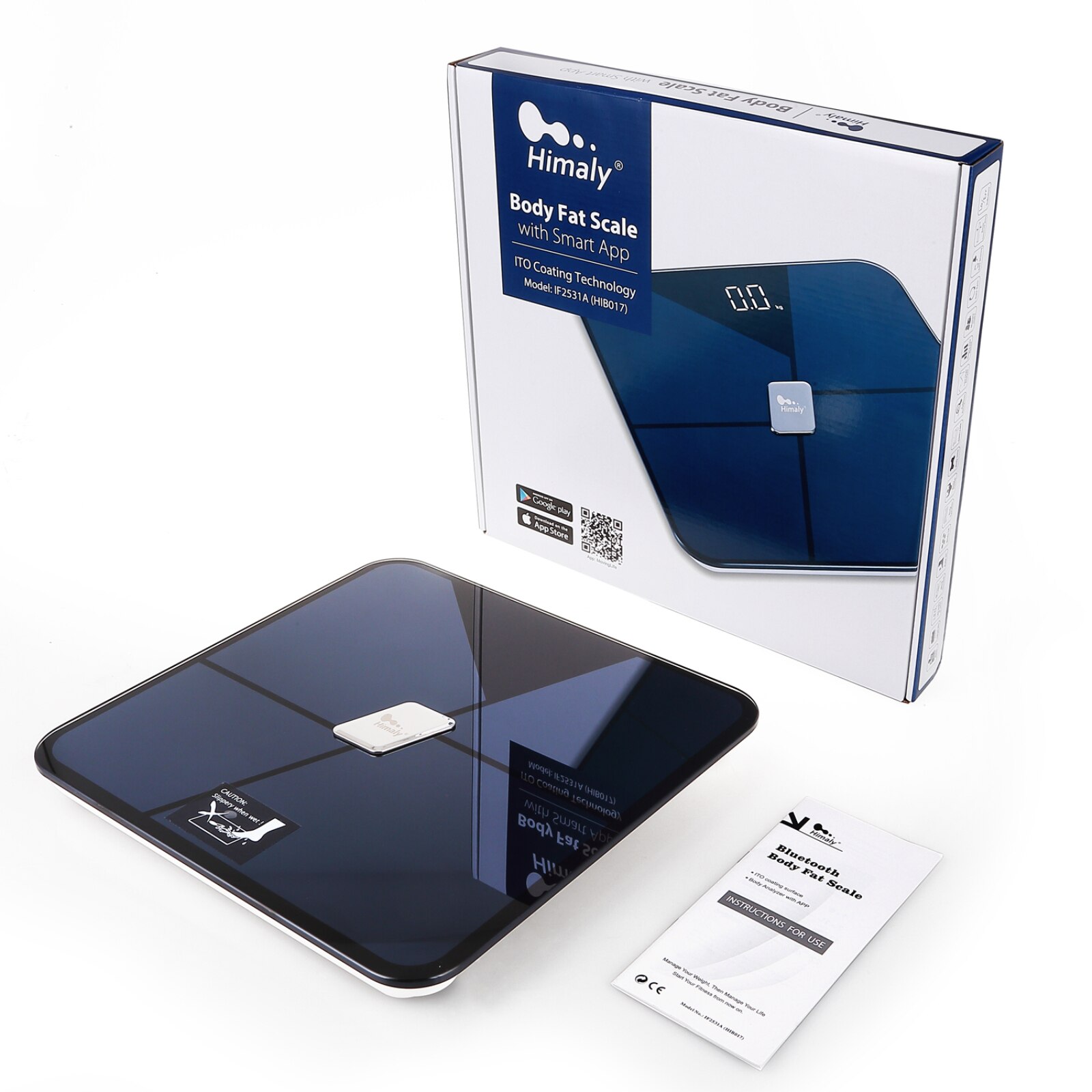 Himaly Body Fat Scale,Digital Bluetooth Bathroom Scales, High Precision Measuring for BMI, Smart Scale of Body Composition Analy