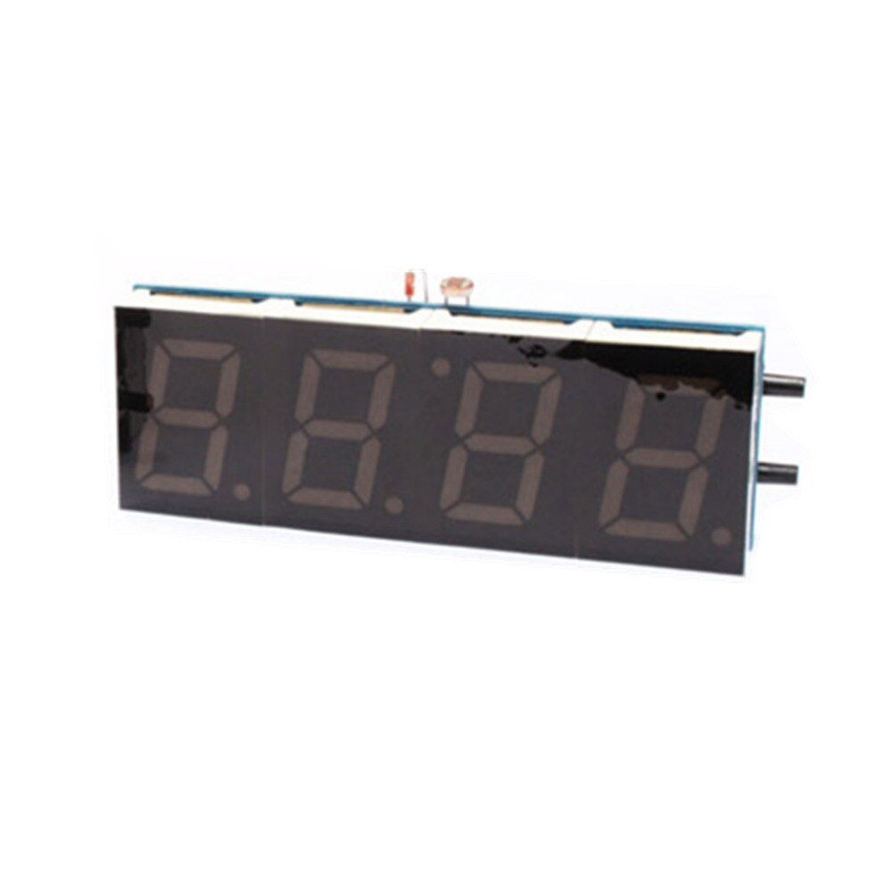 DIY SCM digital clock suite relating to 1 inch LED digital tube electronic clock DIY parts with the shell
