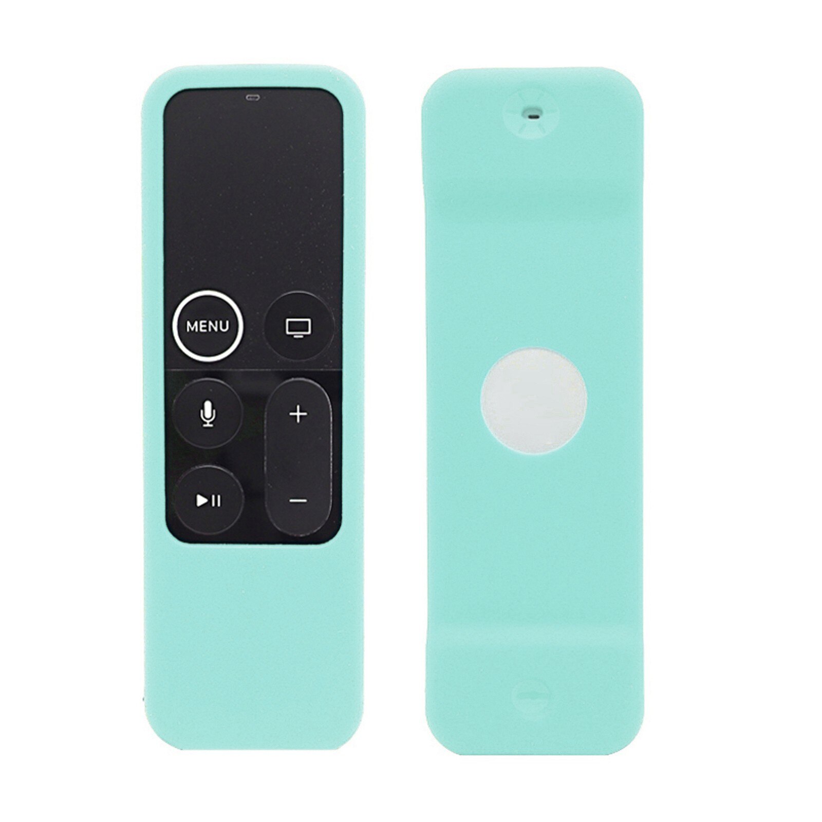 Silicone Remote Case Voor Apple Tv 4K 5th 21 Afstandsbediening Schokbestendig Beschermende Shell Vervanging Remote Case Cover: Sky Blue