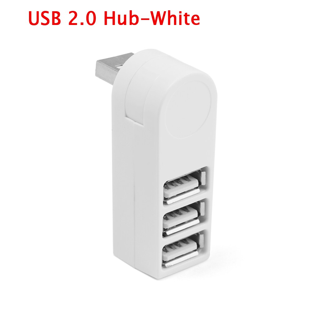 1pc High Speed USB 2.0/3.0 HUB Multi USB Splitter 4 Ports Expander Multiple USB Expander Computer Accessories For Laptop PC: USB 2.0 Hub-White