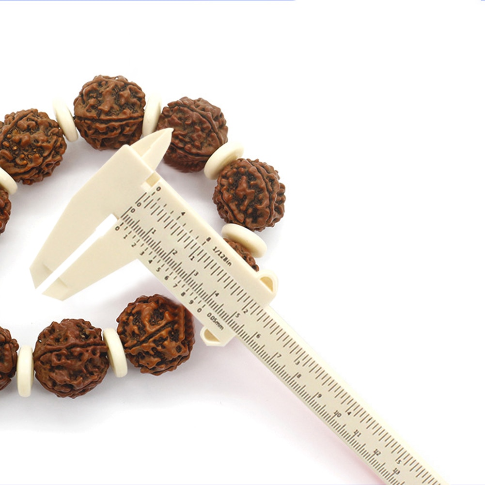 0-150mm double rule scale plastic Vernier caliper measuring Student Mini tool ruler Depth Diameter Measuring Tool