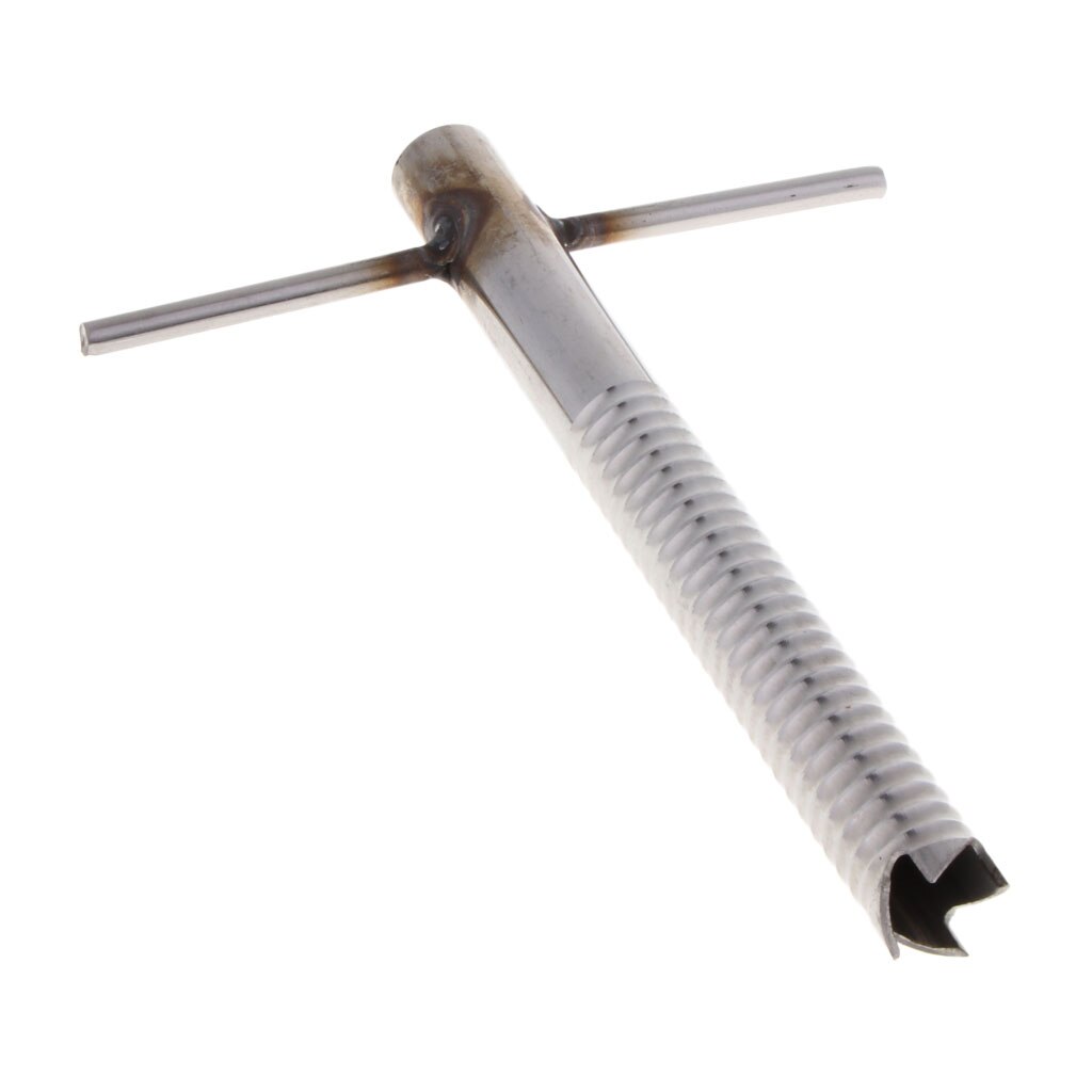 Portable Stainless Steel Tent Drill Ice Auger Drill Camping Accessories