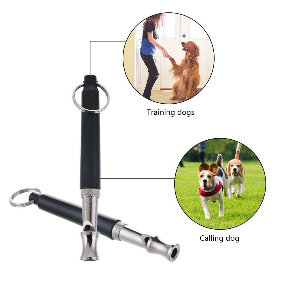 Adjustable Dog Whistle Pet Dog Training Obedience Whistle Supersonic Sound Repeller Pitch Stop Barking Quiet Whistles