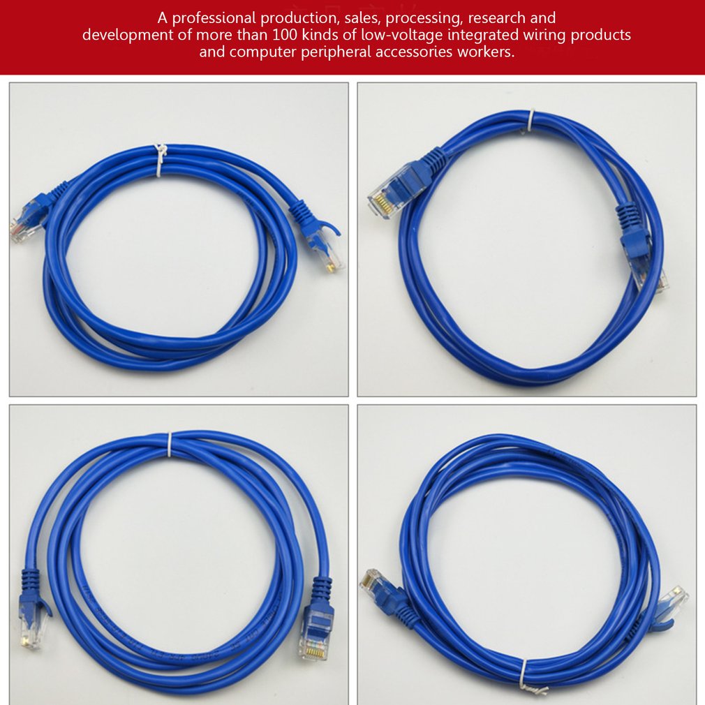 5/10/15/20/25/30/50 CAT5 100M RJ45 Ethernet Kabels Connector Ethernet Internet netwerk Kabel Cord Wire Lijn Blauw Rj 45 Lan CAT5