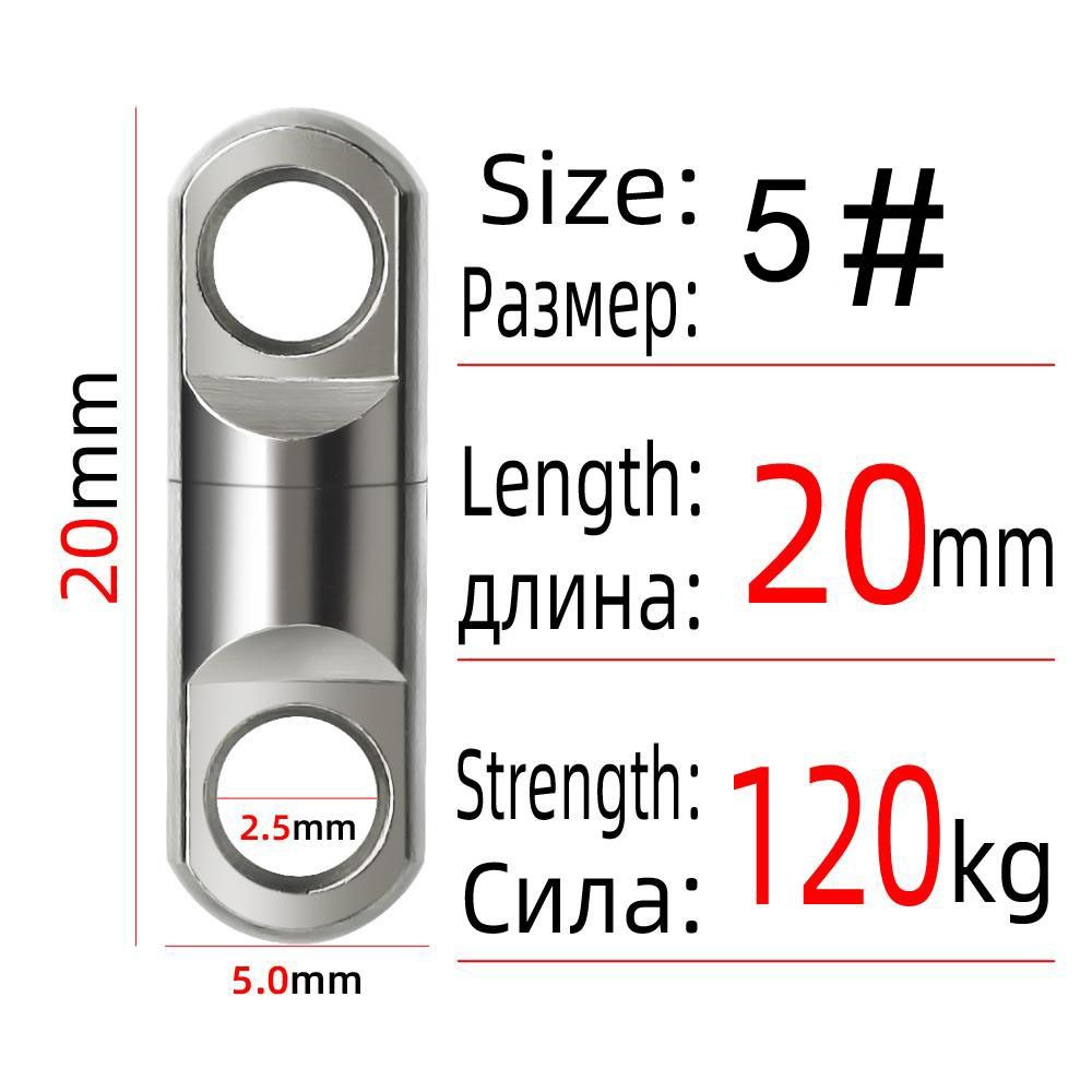 Fishing Hooks Fishing Accessories Fishing Connector Fishing Rotating Swivels Twist Protector Connector Barrel Swivel Connector: Orange