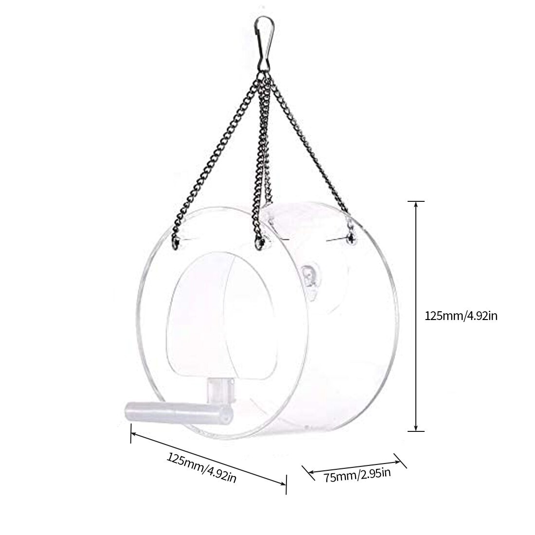 Acryl Hexen Anhänger Für Fenster - Gothic Deko Für Halloween & Party 19x20cm