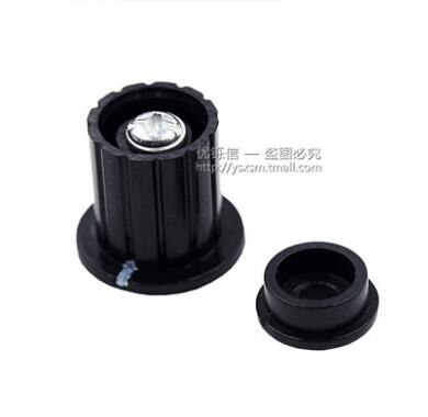 20 Pcs Zwarte Knop Knop Cap Is Geschikt Voor WXD3-13-2W-Turn Rond Speciale Potentiometer Knop